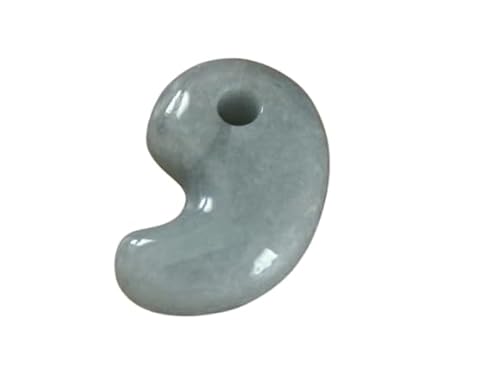 【糸魚川ヒスイの店】糸魚川水色翡翠勾玉 M10093 Sou 作 23mm*15.5mm*8mm 糸魚川産 水色ひすい 勾玉 パワーストーン 魔除け jadeitejade ジェイダイト 翡翠ペンダントトップ