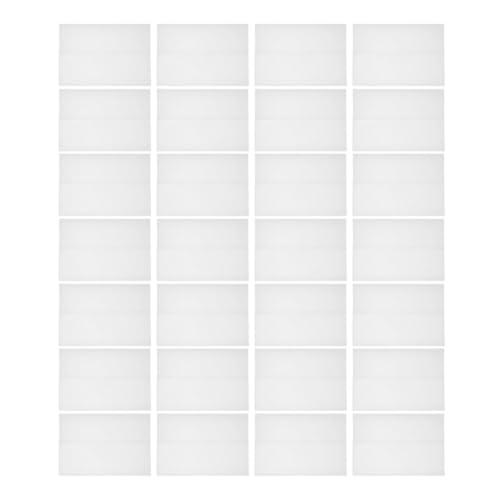 Sobres Blancos Translúcidos EXCEART de Papel de Sulfato para Invitaciones Tarjetas y Cartas, 100x