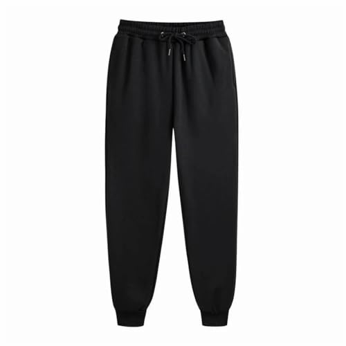 Men's Casual Sports Pants Running Jogging Warm Fleece Trousers Couple Solid Outdoors Streetwear Sweatpants4