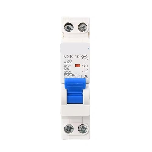 Disjoncteur de fuite miniature MCB RCBO NXBLE-40 1P+N 25A 220V 50HZ