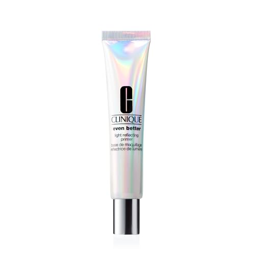 Clinique Even Better Light Reflecting Face Primer With Vitamin C + Hyaluronic Acid For All Skin Types | Hydrating, Lightweight + Illuminating Finish