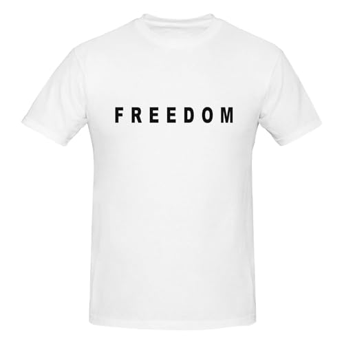 Rip Charlie Kirk Freedom Camiseta de Manga Corta Cuello tripulación para Hombre