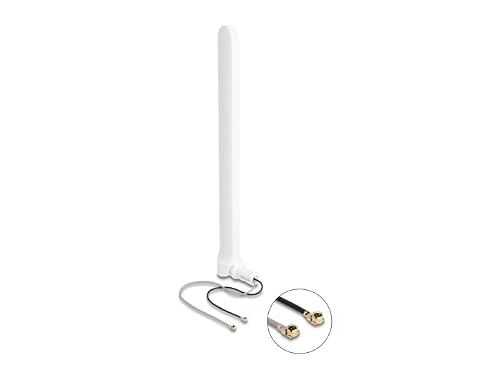 Antenne réseau Delock WiFi 6 Doppelantenne 2 x I PEX Inc. MHF I Stecker 2 WiFi - vue 1