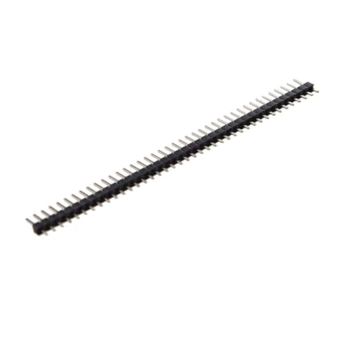 VKLSVAN 20 PCS 40P Single Row Pin Header Strip Male Header Pin Connector 2.54mm Pitch for PCB Prototype Breadboard Circuit Welding