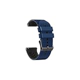 Srndsydak Cinturino da silicone 22mm Adatto for Oneplus Watch(Midnight blue Black)