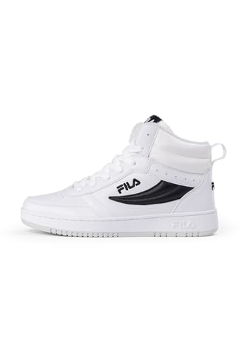 FILA REGA NF Mid Teens, Zapatillas, White-Black, 39 EU