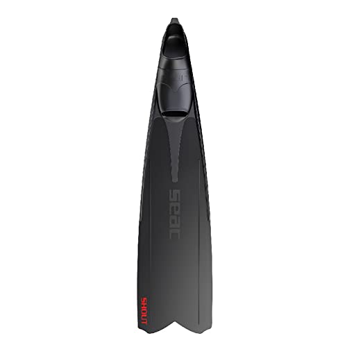 Seac Shout, Long Fins for Scuba Diving, Spearfishing and Freediving, Made in Italy