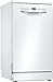 Bosch Elettrodomestici SRS2IKW04E Serie 2, Lavastoviglie da libero posizionamento, 45 cm, bianco