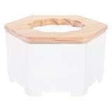 Double fonctionnalité : cette pour hamster sert également de toilettes, offrant une solution polyvalente pour l'hygiène de votre animal