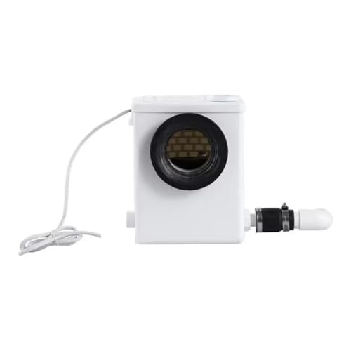 Bomba elevadora de aguas residuales bombeo automático doméstico 500 W, bomba inodoro triturador eléctrico, motor descarga trituración Aplicaciones versátiles(B multi-row)