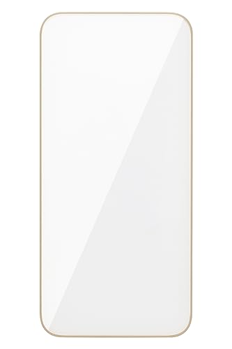 iFace iPhone 15 Plus/14 Pro Max ガラスフィルム ガイド枠付き (ベージュ)【iphone15プラス 用 アイフォン15plus 用 14プロマックス 用 14promax 表面硬度9H ラウンドエッジ 画面保護】
