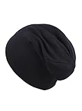 TECH-LINE-DIRECT FASHION ACCESSORIES Black Toddler Baby Kids Hat Boys Girls Cotton Autumn Winter Warm Beanie 1-5 Years Old