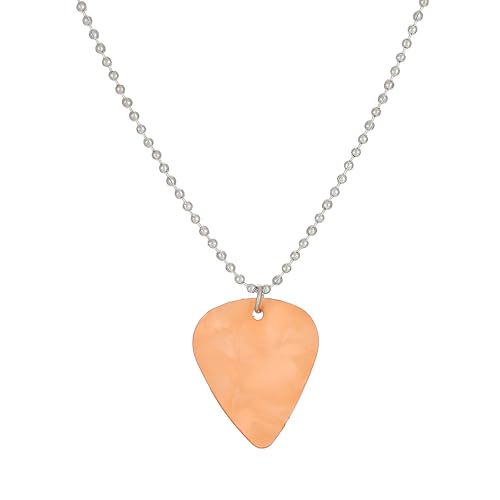 Pendentif médiator de guitare en argent sterling 925 style punk rock