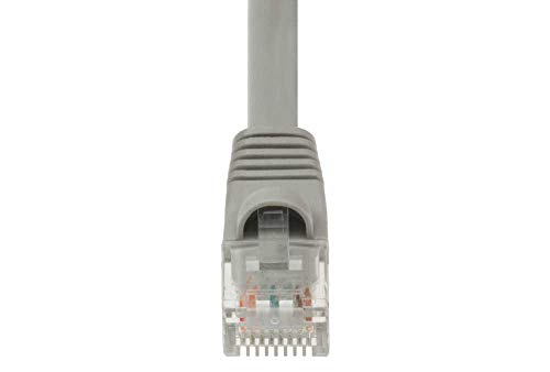 Cable de red Cat 5E UTP de 7 pies gris miniatura 3