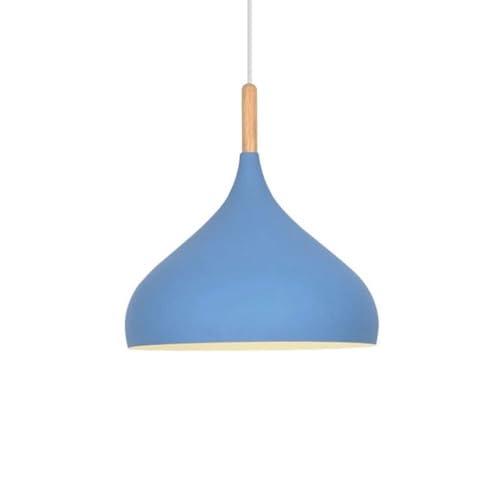 Lustre d'art en fer finition macaron 42cm suspension E27 ajustable