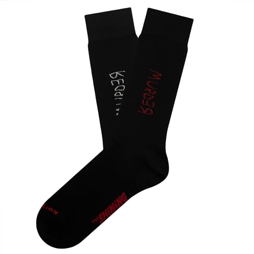 Jimmy Lion Calcetines para Hombre y Mujer Kubrick The Shining Redrum - Negro Talla 41-46 Edición Limitada