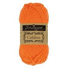 Scheepjes - Scheepjes Cahlista 281 Tangerine Yarn - 1x50g
