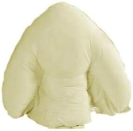 Penthouse Sleep Batwing Pillow Case, Orthopedic Support Cushion Cover in Cream
