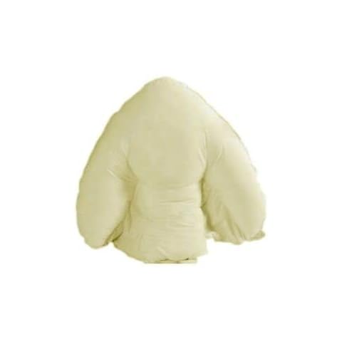 Penthouse Sleep Batwing Pillow Case, Orthopedic Support Cushion Cover in Cream Cover