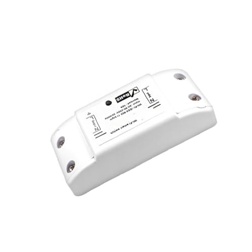 jojofuny Enchufe Inalámbrico Wifi para Domótica Hogar con Temporizador Programable y Función de Modificación Compatible con Iluminación y Electrodomésticos Estándar