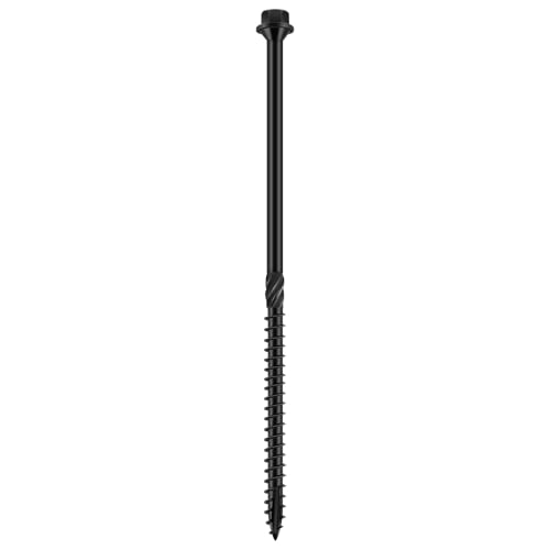 6 inch Hex Exterior Structural Wood Lag Screws, 1/4'' x 6''