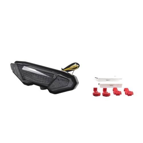 Feu arrière moto LED intégré 3 en 1 avec clignotants pour Yamaha MT-09 et FZ-09 2014-2016