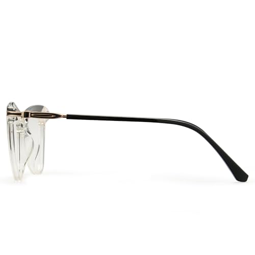 Image of Cyxus Cat Eye Blue Light Blocking Glasses for Women Men Tr90 Frame Anti Eye Strain UV400 Protection Computer Glasses 8189