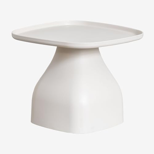 SKLUM Quadratischer Garten-Beistelltisch (48x48 cm) Jubarri Gardenia Weiß ↑38 cm