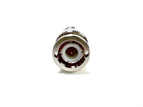 Adaptador coaxial BNC macho a TNC hembra 2 piezas miniatura 4