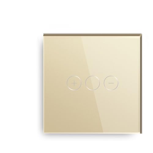 Interruptor táctil regulable de 1 vía con marco blanco para luces LED de pared 4