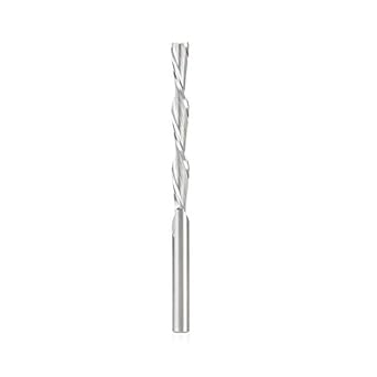 Amana Tool - 46566 Solid Carbide CNC Foam Down-Cut Cutting Square End Spiral 1/4 Dia x 2-1