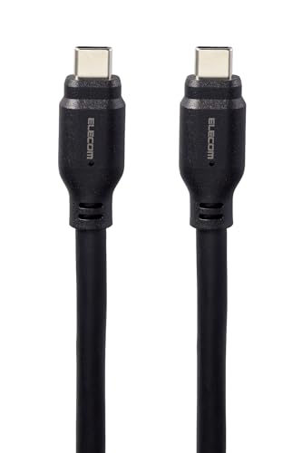 �G���R�� USB Type-C & Type-C �P�[�u�� USB PD�Ή� 100W 1.5m �u���b�N �yiPhone 16 �V���[�Y �Ή����؍ρz MPA-CC1G15BK