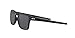 Oakley Mens OO9358 Latch Square Low Bridge Fit Rectangular Sunglasses, Matte Black Ink/Prizm Black Polarized, 55 mm