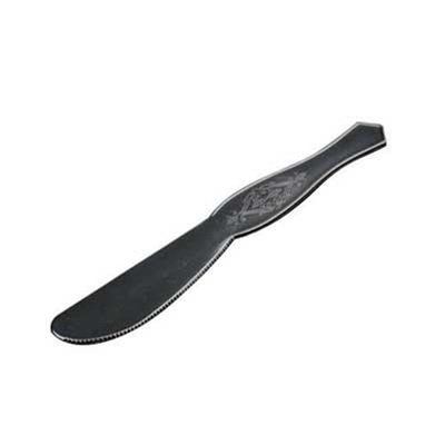 emi-yoshi 144 Disposable Plastic Black Sandwich Spreader Cheese spreaders kitchen knives