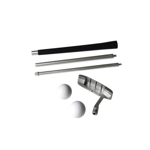 HONMEET Sports Putter Kit 3 Pcs Rod Accessories 1 Pc Rod Balls Right Hand Putter Detachable