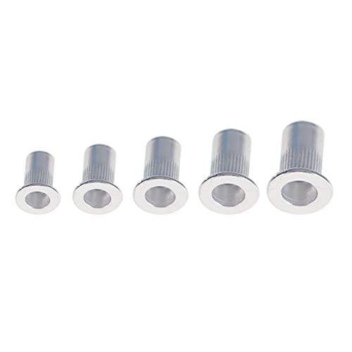 Kimllier KM-1741203-531693-LR 300 Pcs Rivet Aluminum Nuts Assortment Kit Rivet Gun Nuts 150 Metric 150 Sae thumb #5