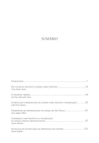 A cidade como negócio