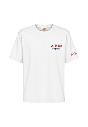 T-shirt manches courtes homme Saint Barth Mc2 en coton léger