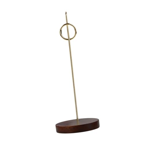 Tachiuwa Place Cards Holder Table Menu Holder Decoration Multifunctional Rack Cardholder Reserved Sign for Party Graduation Reception, Gold