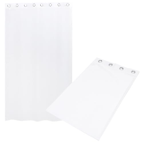 NOLITOY Cortinas de Exterior Impermeables de Poliéster en Color Claro 2 Unidades para Privacidad y Flujo Natural de Luz en Dormitorio y Sala de Estar