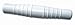 Produktbild TS-TRADES Doppelschlauchtülle für Ø32 / Ø38 mm Schlauch Fitting Tülle Schlauchverbinder