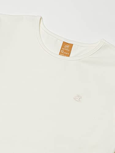 Up Baby Infantil, Blusa Longa Meninas, Bege (Natural), 2 Anos