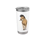 Cheval Peintre Pinceau Peinture Gobelet isotherme en acier inoxydable double paroi