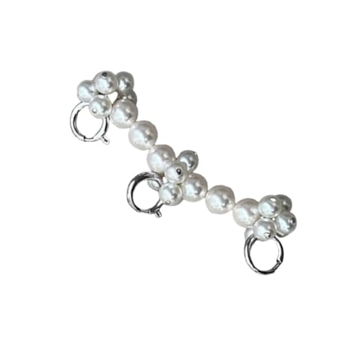 Stylish Pearls Shoe Embellishment Enhances Your Styles with Floral Designs