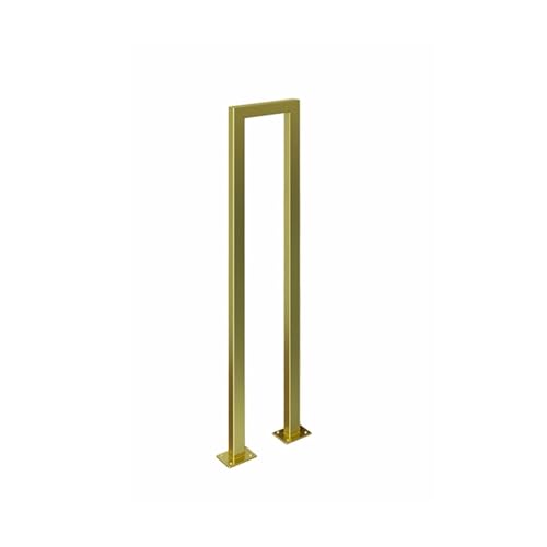Rampe d'escalier dorée en fer forgé 75 cm pour extérieur - 2