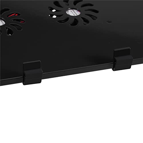 Base plegable para laptop con ventiladores, negro miniatura 7