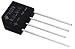 Bridge Rectifier Diode, Single, 400 V, 4 A, SIP, 1.1 V, 4 Pins