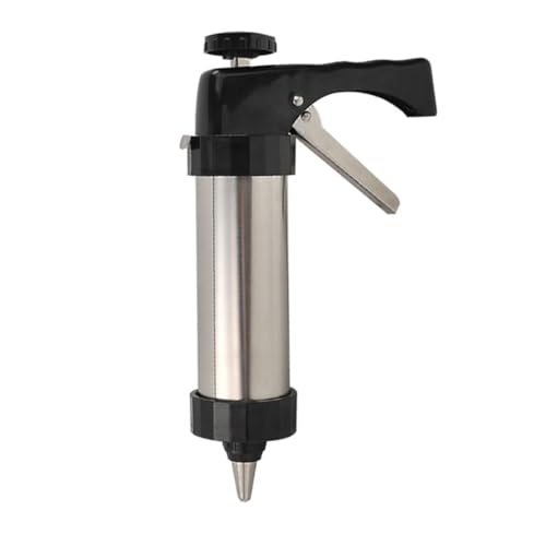 KICHOUSE Herramienta De Repostería Multifunción De Acero Inoxidable Para Hacer Galletas y Decorar Tartas Con Boquillas y Plantillas Prensa De Manga Pastelera Portátil Para Cocina Hogar y Ca