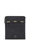 Höhe: 23,5 cm (9.3 inches) BOSS Herren Pixel G S zip env Umhängetasche aus recyceltem Gewebe mit Logo-Tape Größe One Size