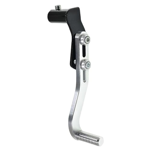 Levier kickstart 12mm moto en aluminium bicolore rouge argent résistant